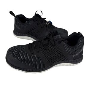 Reebok Print Work ULTK Black Composite Toe Work Shoes RB249 Womens 7.5 Mens 5.5